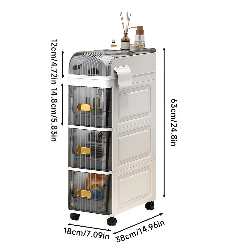 Clip On Kitchen Over Door Storage Rack And Cup Holder