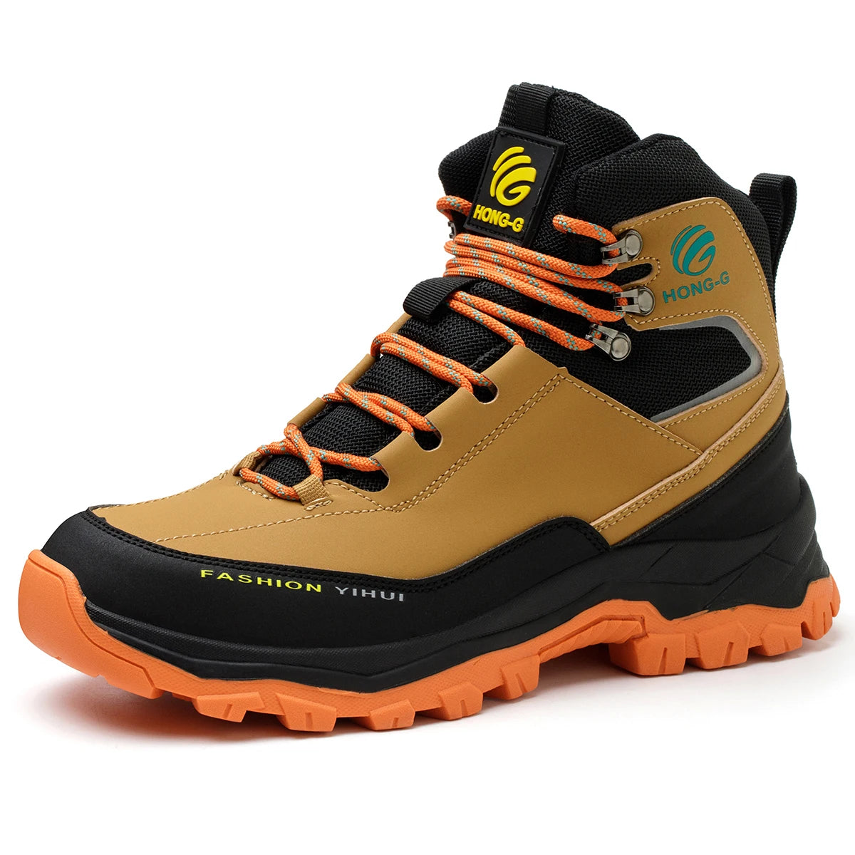VEIGAR Men's Breathable Steel Toe Anti Puncture Safety Work Boots