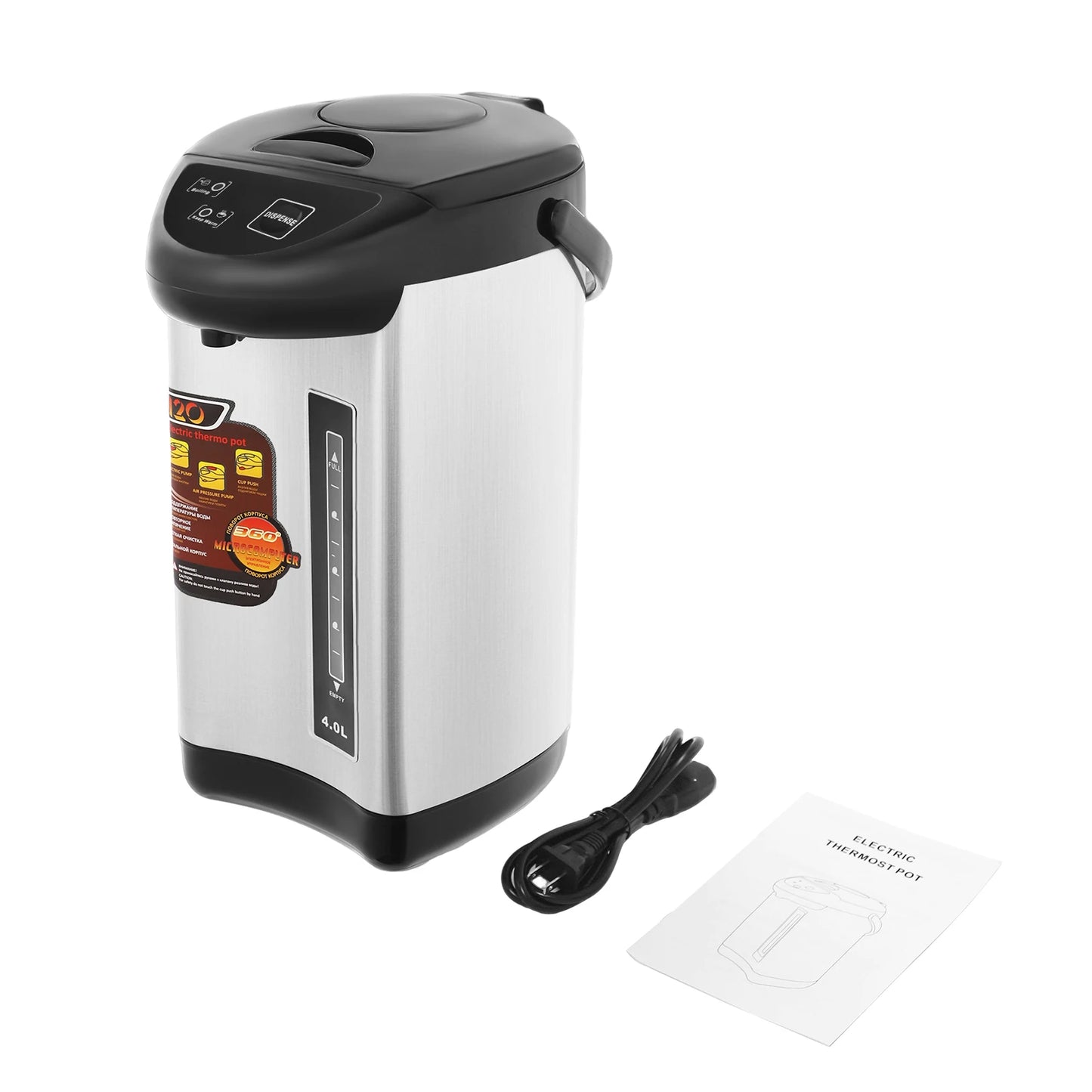 Stainless Steel Electric Kettle With 750 Watt Fast Heating And Keep Warm