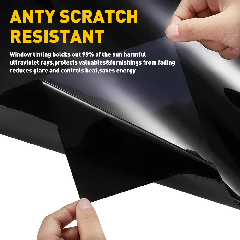 Car Window Privacy Tint Film With Static Cling UV Protection