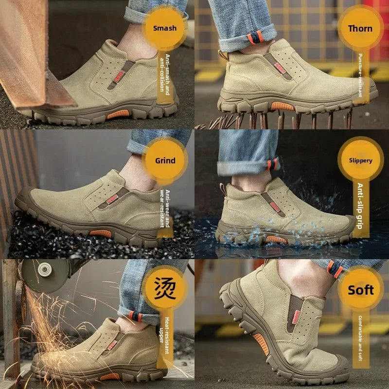QHSPE Steel Toe Welding Safety Boots With Insulated Protection