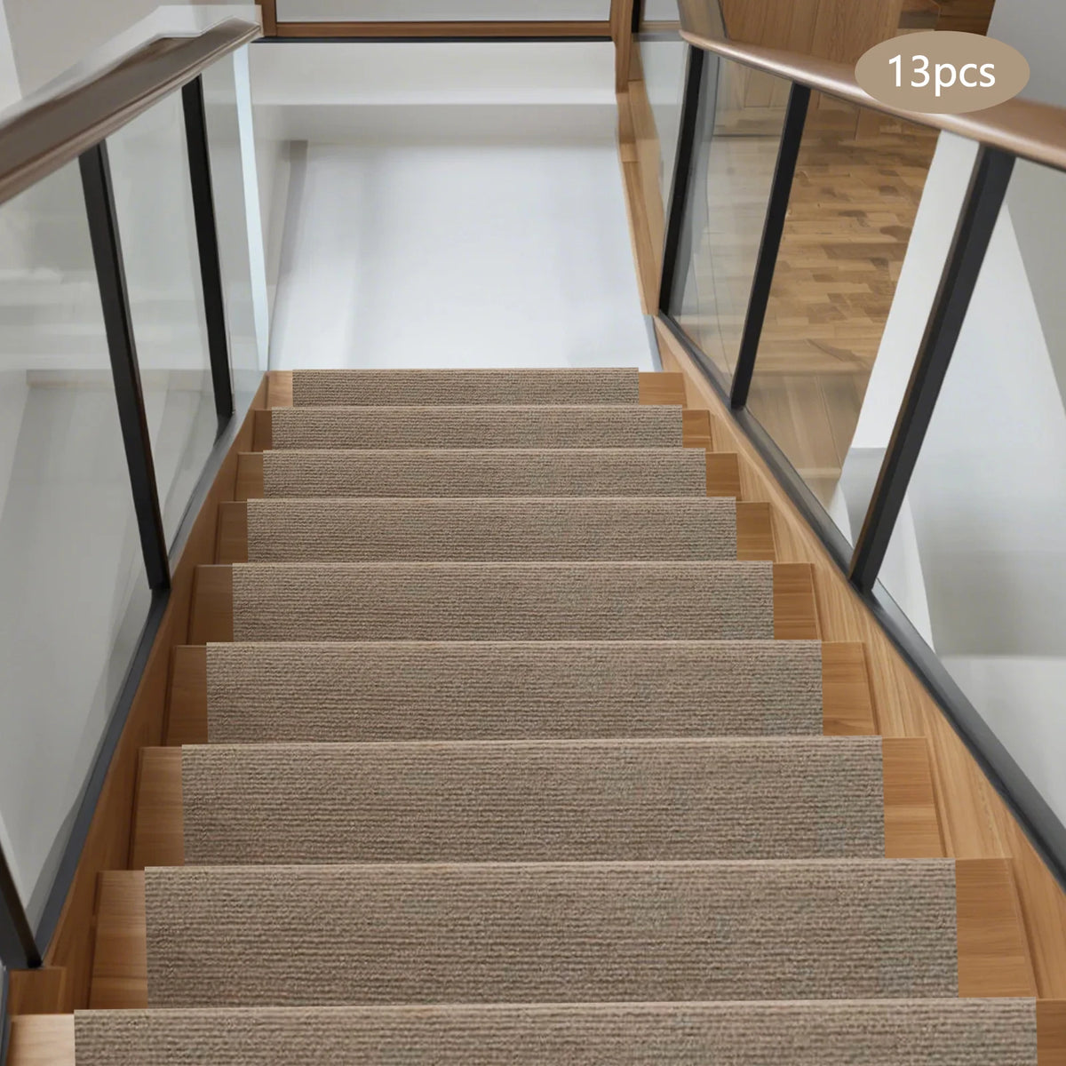 Bymaocar Non Slip Carpet Stair Treads for Safe Home Protection