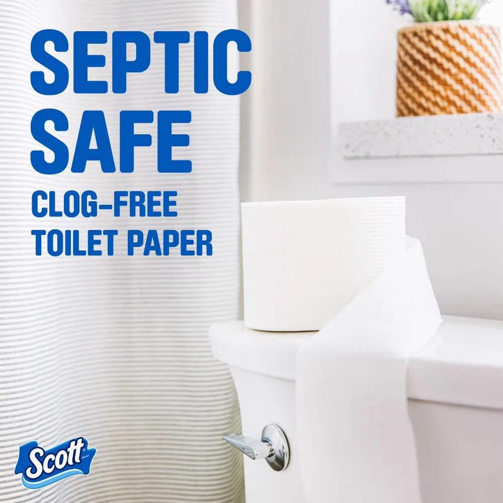 Scott ComfortPlus Extra Soft Strong Toilet Paper 12 Mega Rolls
