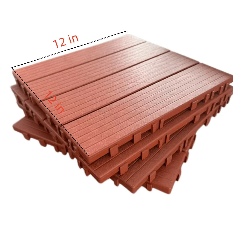 Interlocking Plastic Floor Tiles Waterproof Anti Slip Indoor Outdoor Flooring