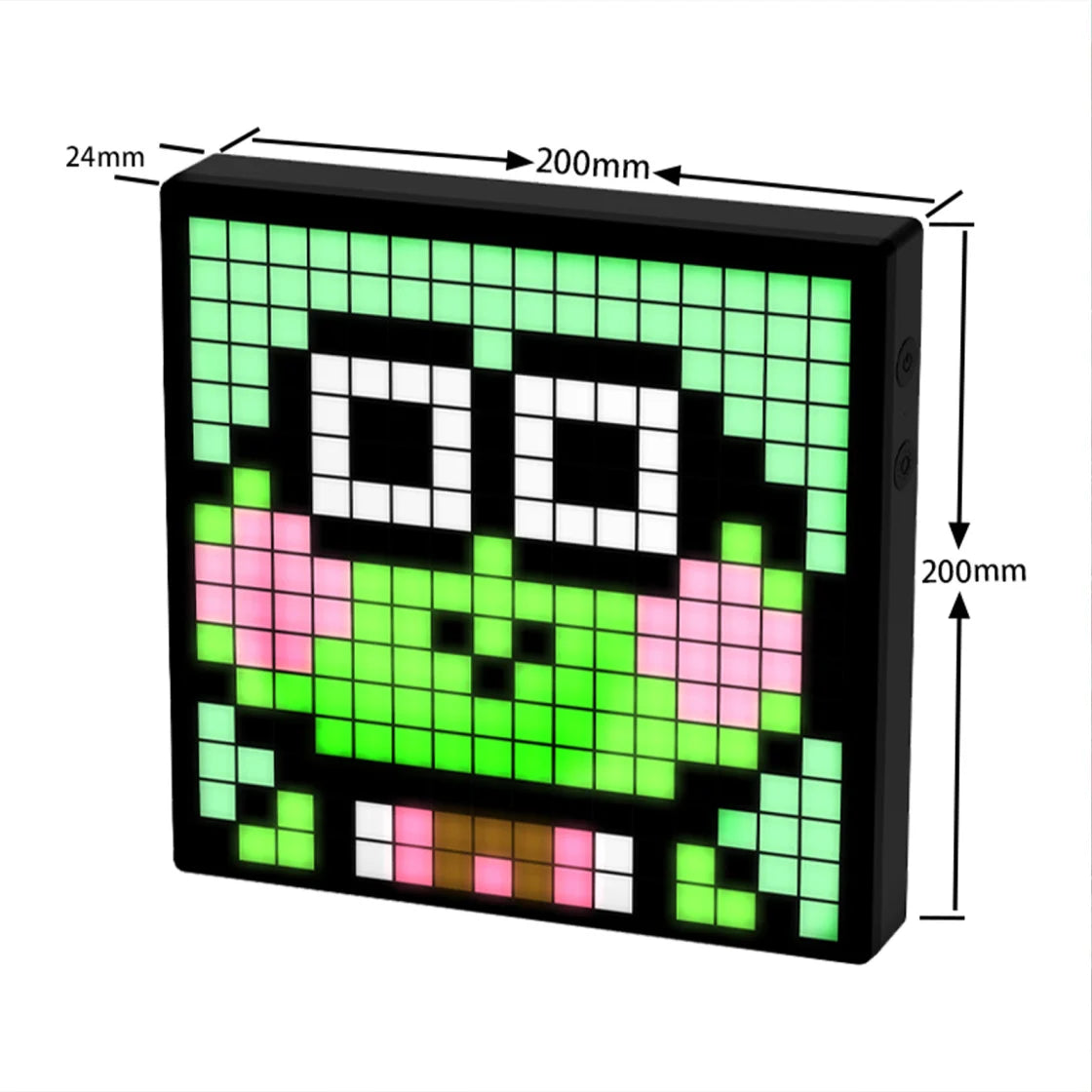 Programmable LED Pixel Display for Custom Text and Animated Art