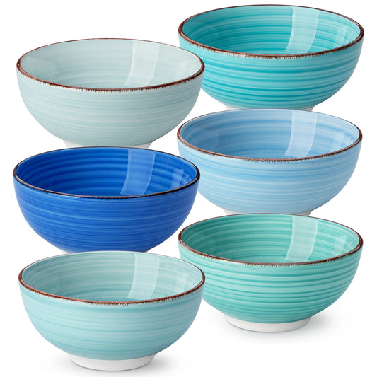 Malacasa Handpainted Ceramic Serving Bowl Set For Dining