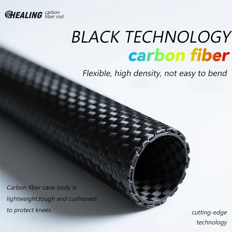 Okhealing Carbon Fiber Foldable Antishock Trekking Poles