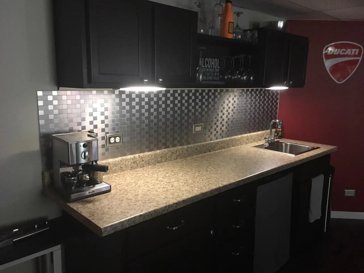 Art3d Peel And Stick Backsplash Tiles Self Adhesive Metal