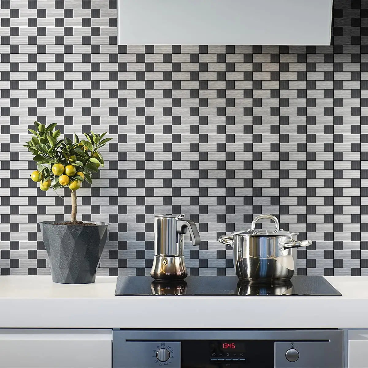 Art3d Peel And Stick Backsplash Tiles Self Adhesive Metal