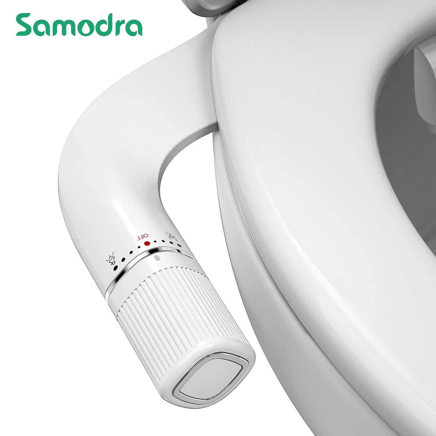 Samodra Dual Nozzle Non Electric Toilet Bidet Attachment