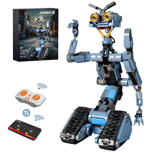Johnny 5 Robot Building Blocks Short Circuit Movie Model Kit