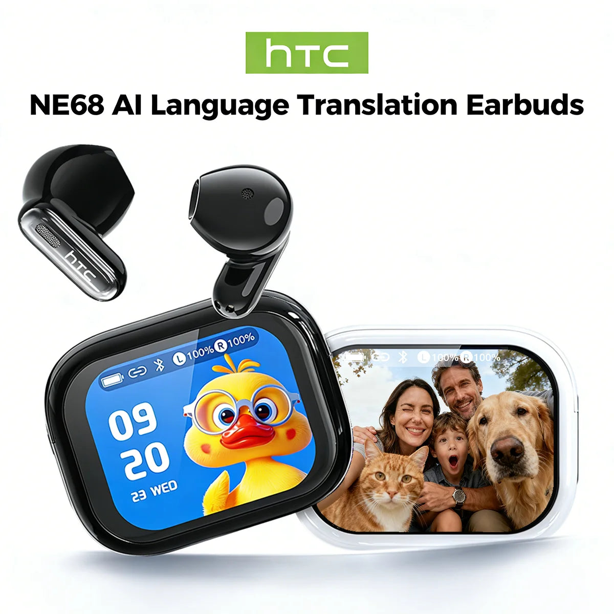 Wireless Bluetooth Earphones With Active Noise Cancellation And Touch Control