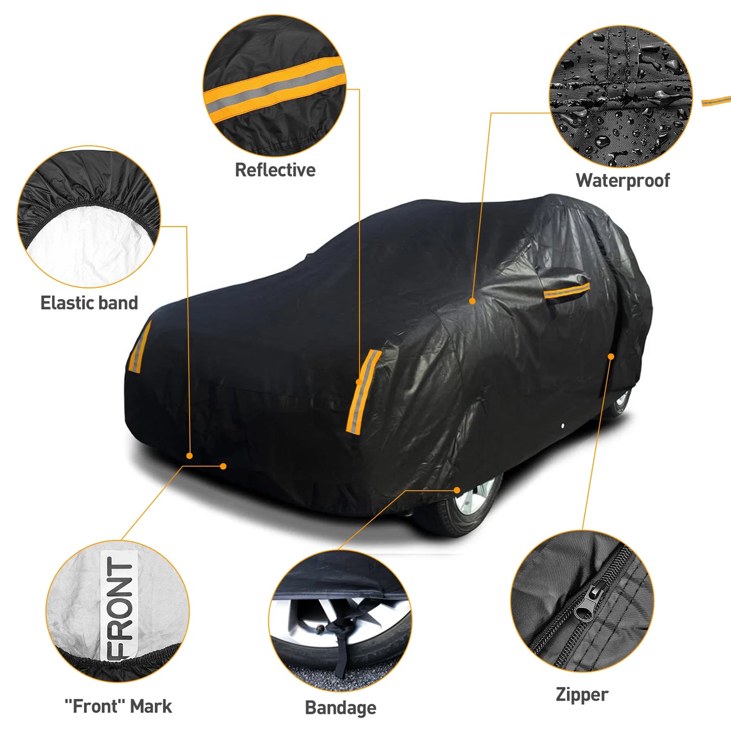 Neverland Waterproof All Weather Universal Car Cover