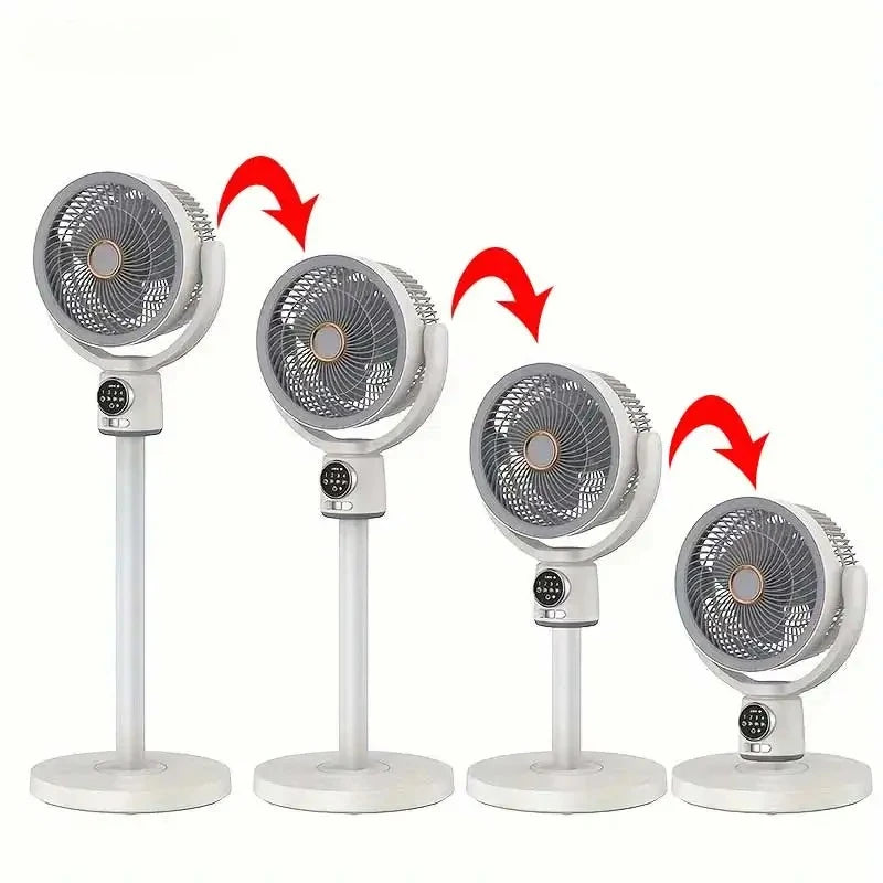 Balashov USB Rechargeable Portable Floor Turbine Air Circulation Fan