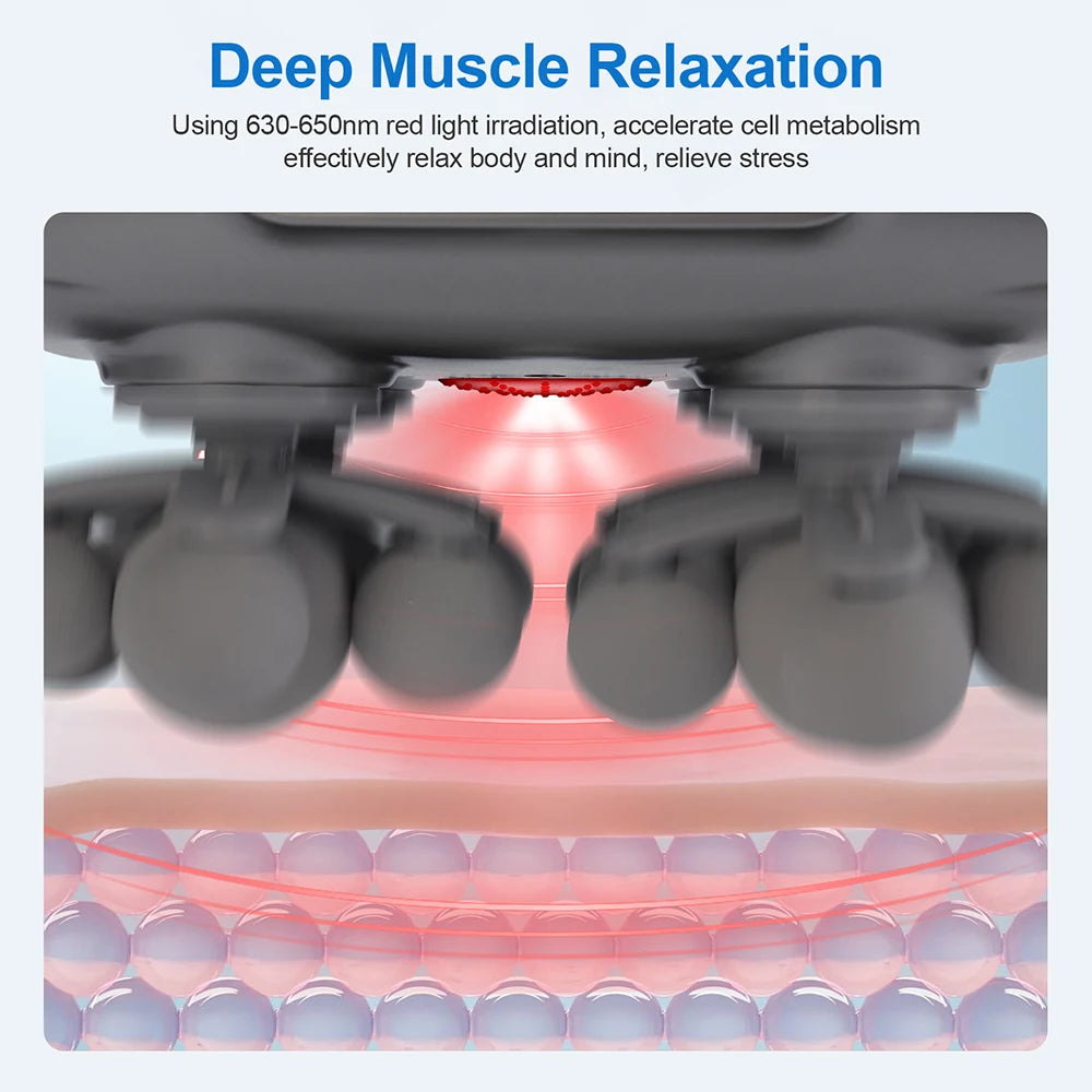 Iebilif 22 Heads Fascia Gun Deep Tissue Muscle Massager Wireless