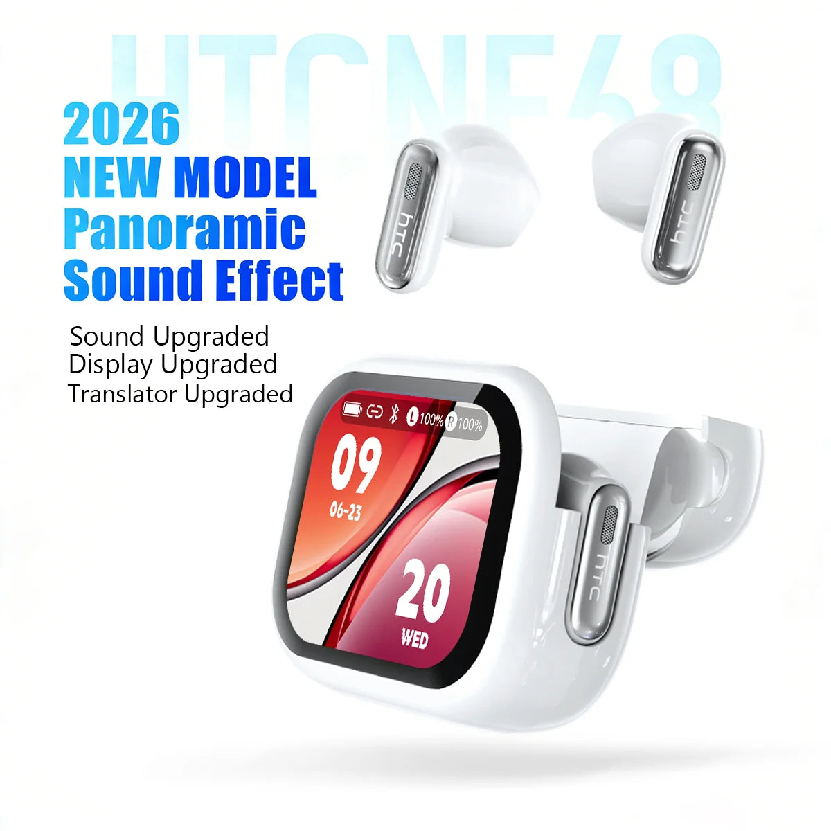 Wireless Bluetooth Earphones With Active Noise Cancellation And Touch Control