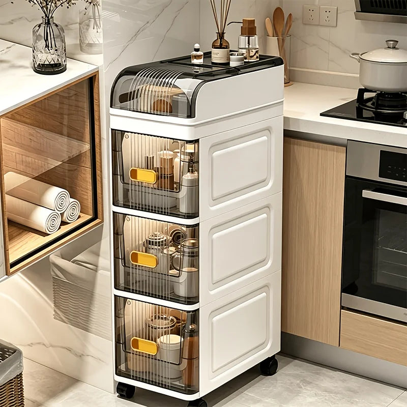 Clip On Kitchen Over Door Storage Rack And Cup Holder
