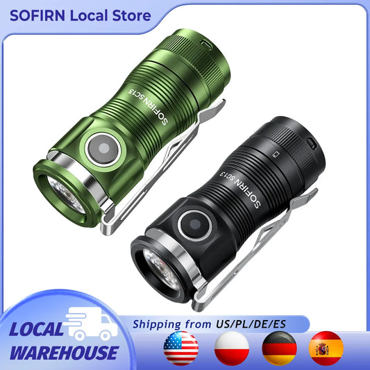 Sofirn Mini SC13 SST40 LED 1300lm Keychain Flashlight