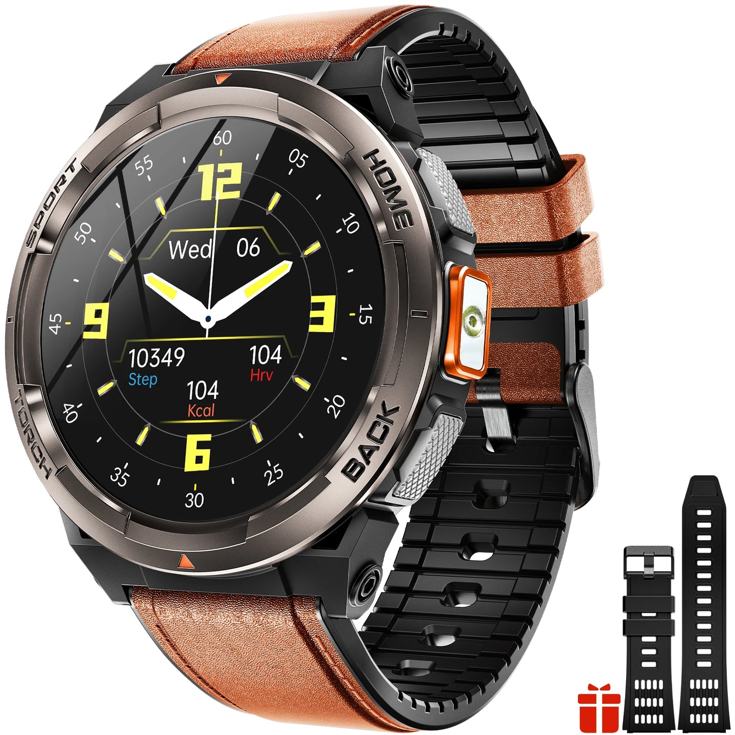 EIGIIS KE5 Smart Watch With Waterproof Sports Tracker And Compass