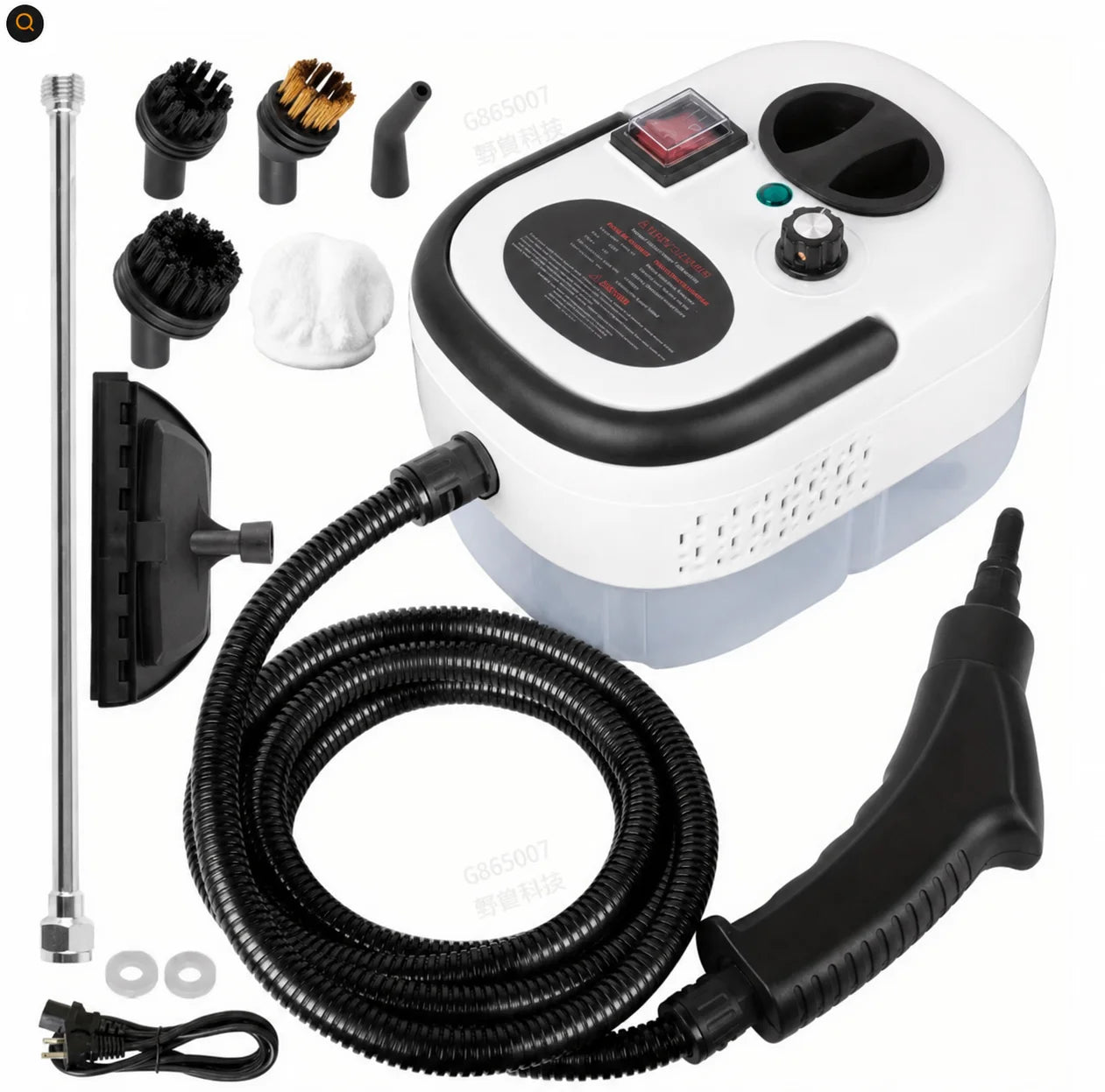 2500W High Temperature Handheld Steam Cleaner With US Plug