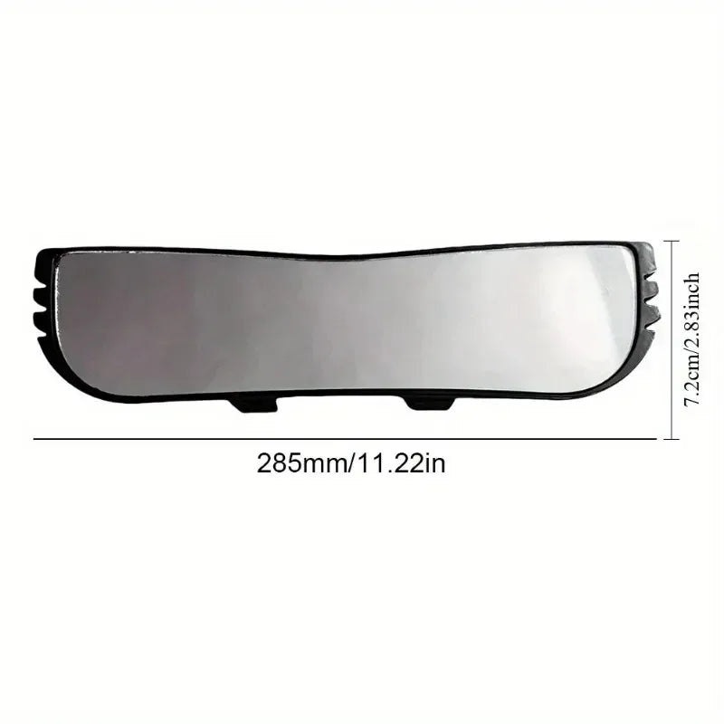 Universal 300mm Curved Wide Angle Interior Rearview Mirror With Clear Panoramic View