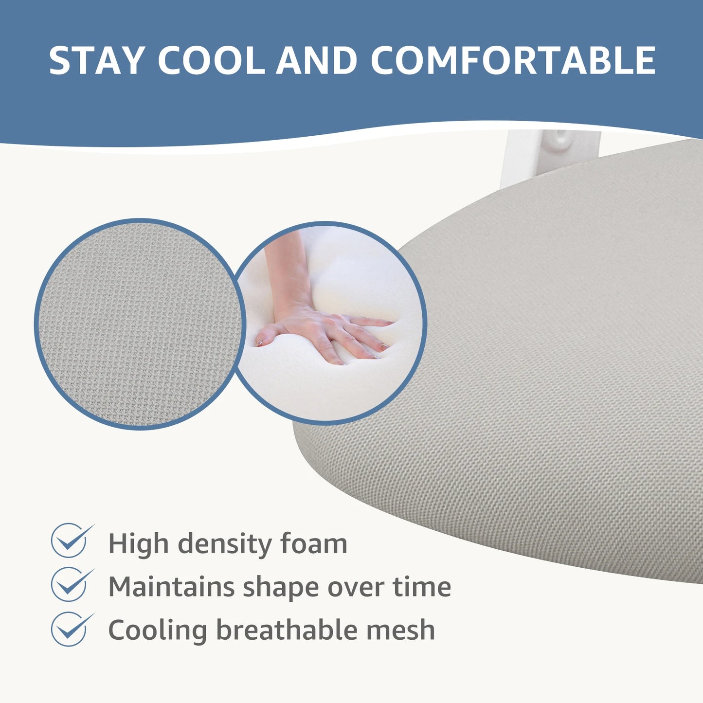 JHK Mesh Ergonomic Office Chair Adjustable Headrest And Lumbar Support
