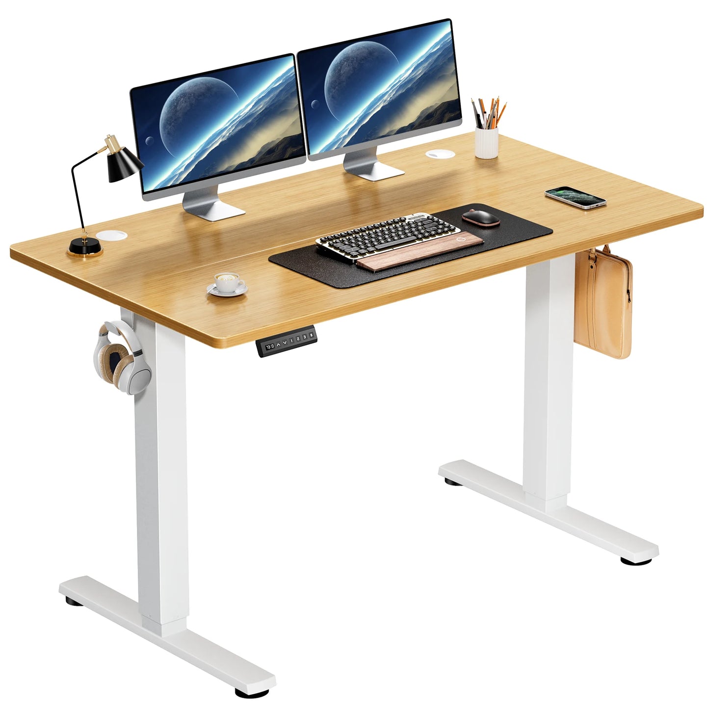 JHK Electric Height Adjustable Standing Desk Ergonomic Office Table