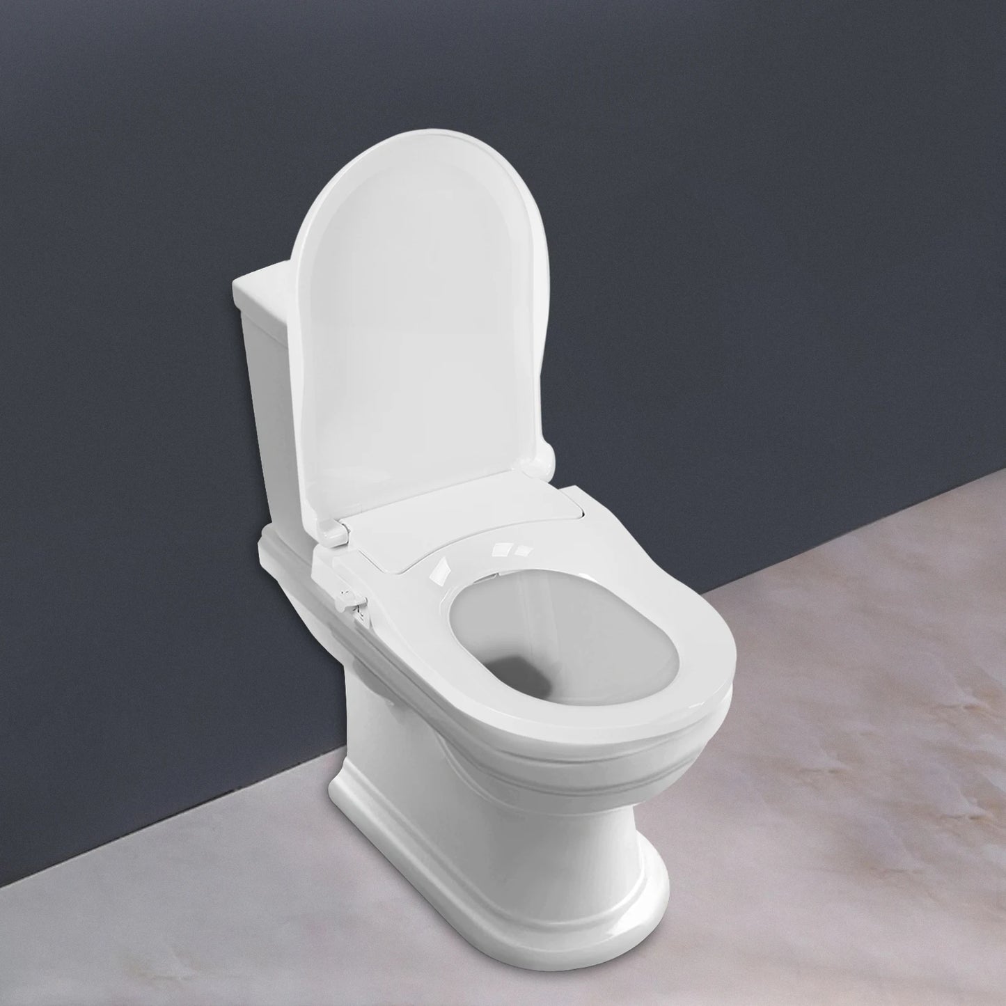 Non-Electric Dual Nozzle Bidet Toilet Seat