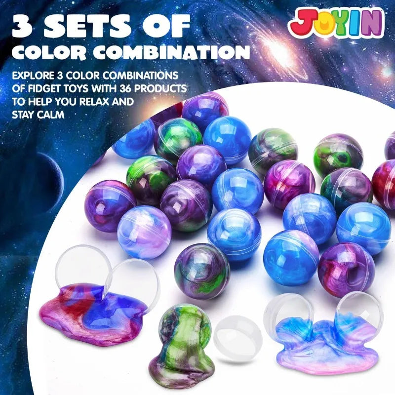 Galaxy Stretchy Slime Ball Party Favors For Classroom Rewards