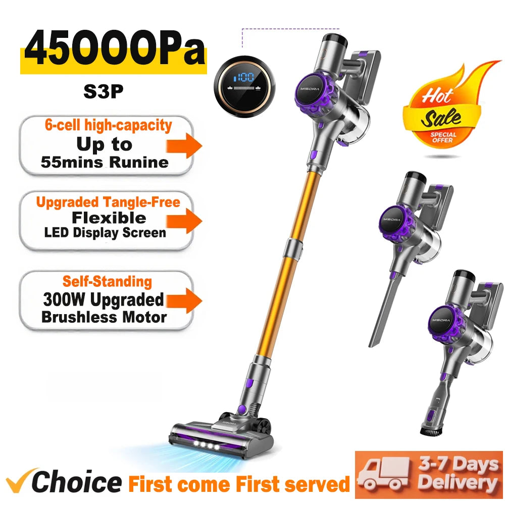 Inse S3P Cordless Vacuum Cleaner With HEPA Filter