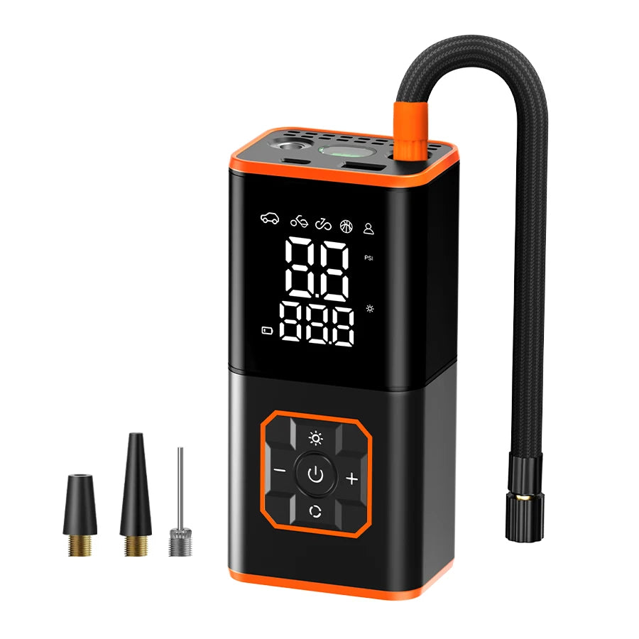 Belibuy Portable Air Compressor 150pspsi Car Tyre Inflator Dual-Cylinder Design