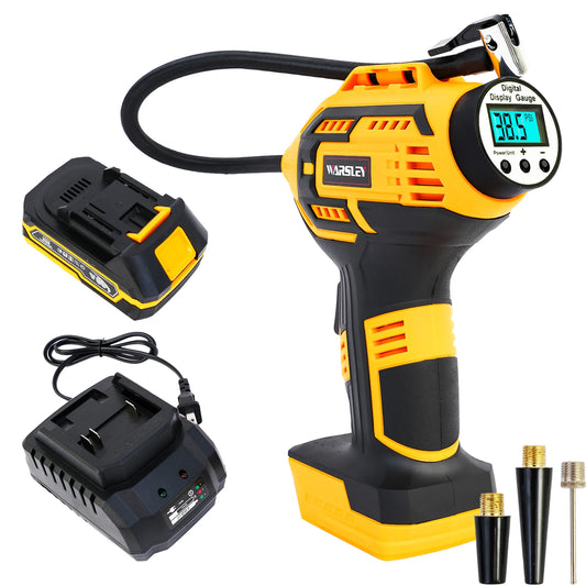20V Portable Car Tire Inflator Air Compressor With Digital Display