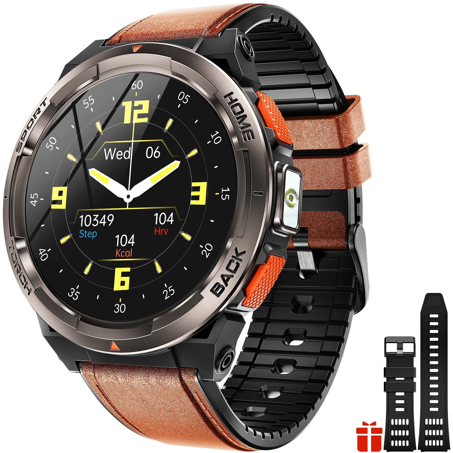EIGIIS KE5 Smart Watch With Waterproof Sports Tracker And Compass