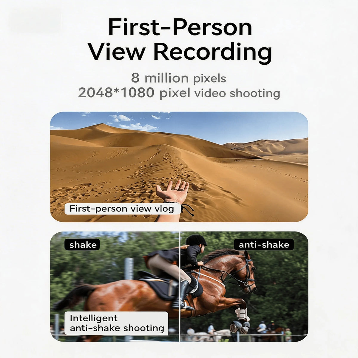 W&O 4K AI Camera Glasses With Translation And Open Ear Audio