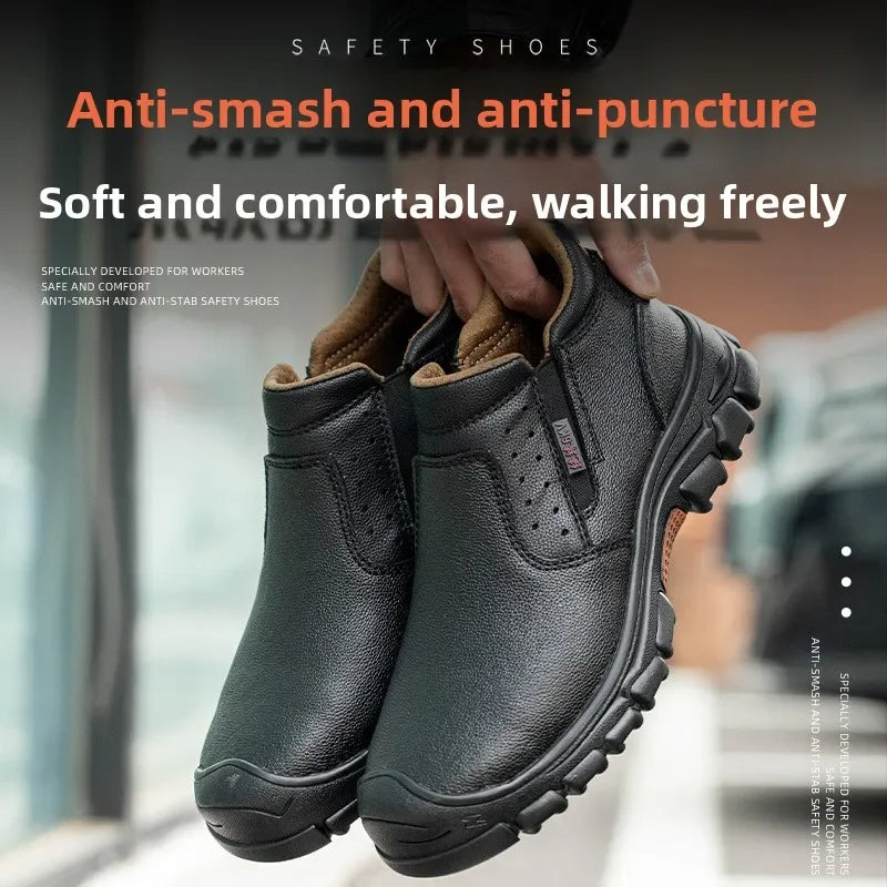 QHSPE Steel Toe Welding Safety Boots With Insulated Protection