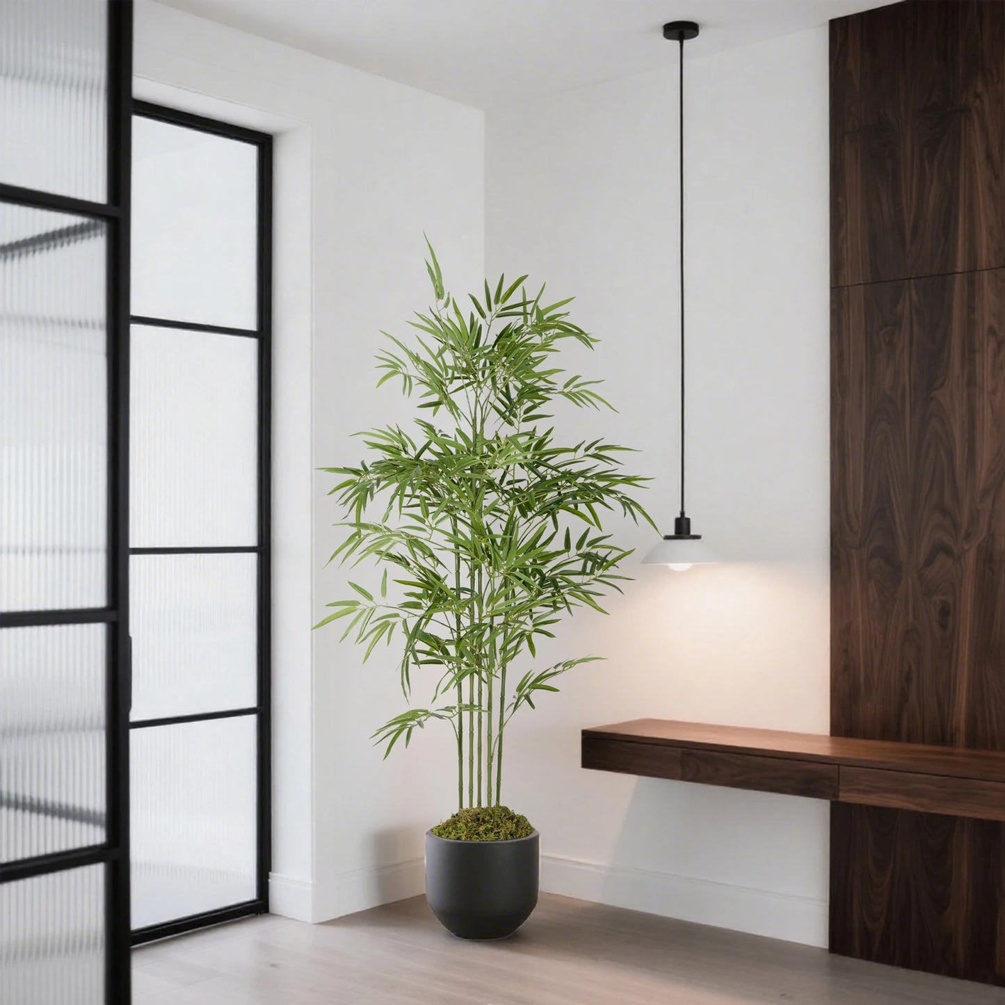 Olitree Artificial Bamboo Tree With Realistic Indoor Outdoor Decor