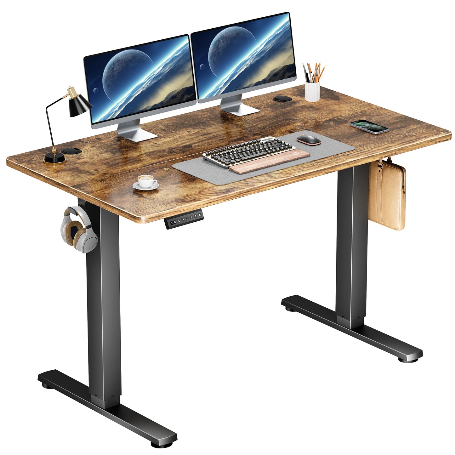 JHK Electric Height Adjustable Standing Desk Ergonomic Office Table