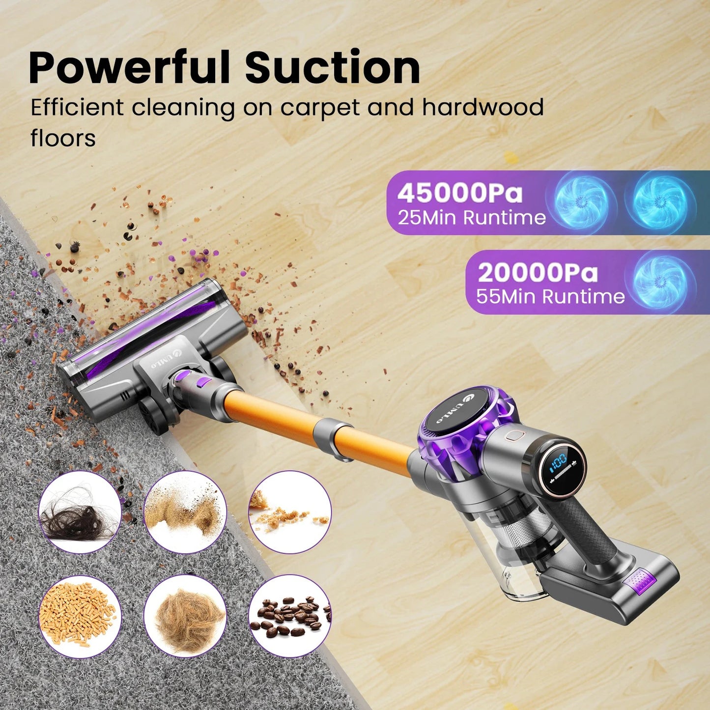 Inse S3P Cordless Vacuum Cleaner With HEPA Filter