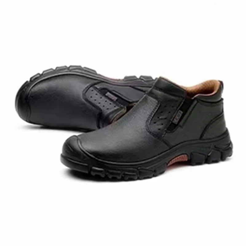 Men's Composite Toe Work Boots With Metatarsal Guard Puncture Protection
