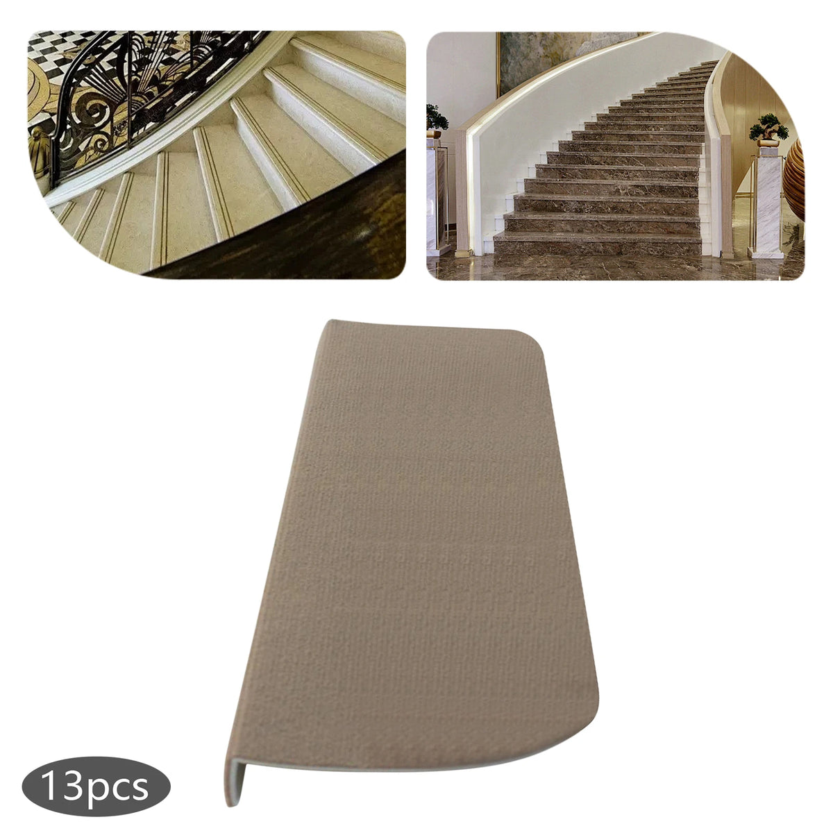 Bymaocar Non Slip Carpet Stair Treads for Safe Home Protection