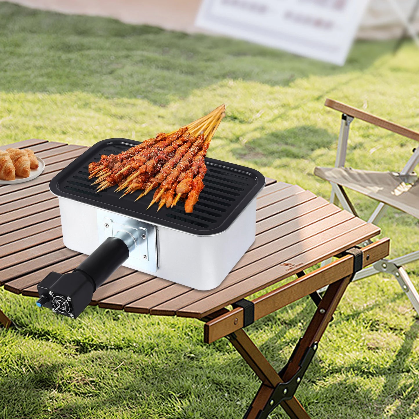Outdoor Portable Camping Barbecue Grill Compact Travel Station