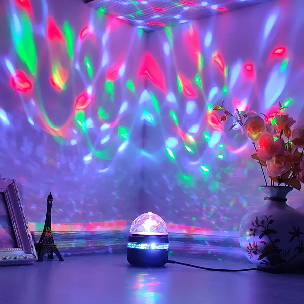 Led Starry Sky Northern Light Projector With Remote And Auto Rotate