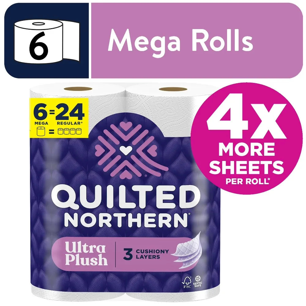 Quilted Northern Ultra Plush 3 Ply Soft Bath Tissue