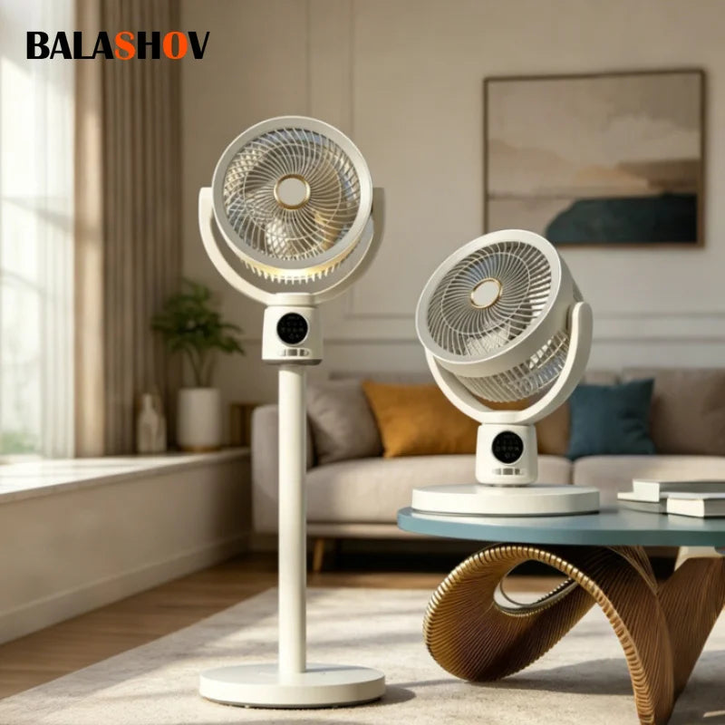 Balashov USB Rechargeable Portable Floor Turbine Air Circulation Fan