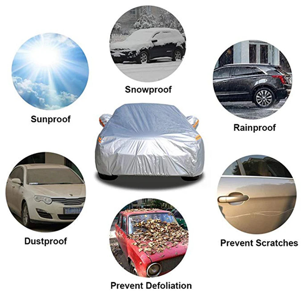 Thickened Outdoor Car Cover With Four Season Ultraviolet Dust Protection