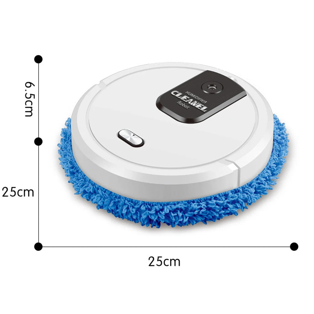 Intelligent Dry Wet Sweeper Robot Rechargeable Low Noise Design