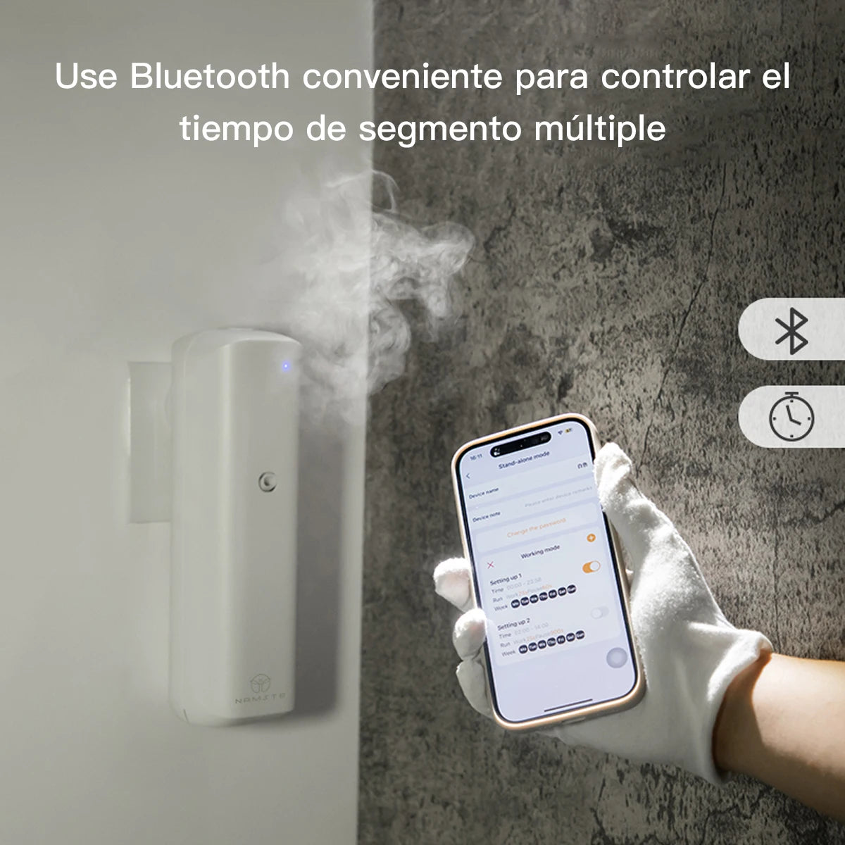 Namste Smart Wall Plug Fragrance Diffuser For Essential Oils