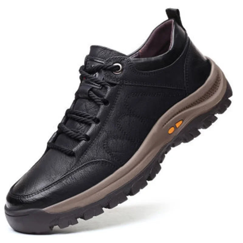 YBQJOO Men's Lightweight Anti Slip Outdoor Hiking Sneakers