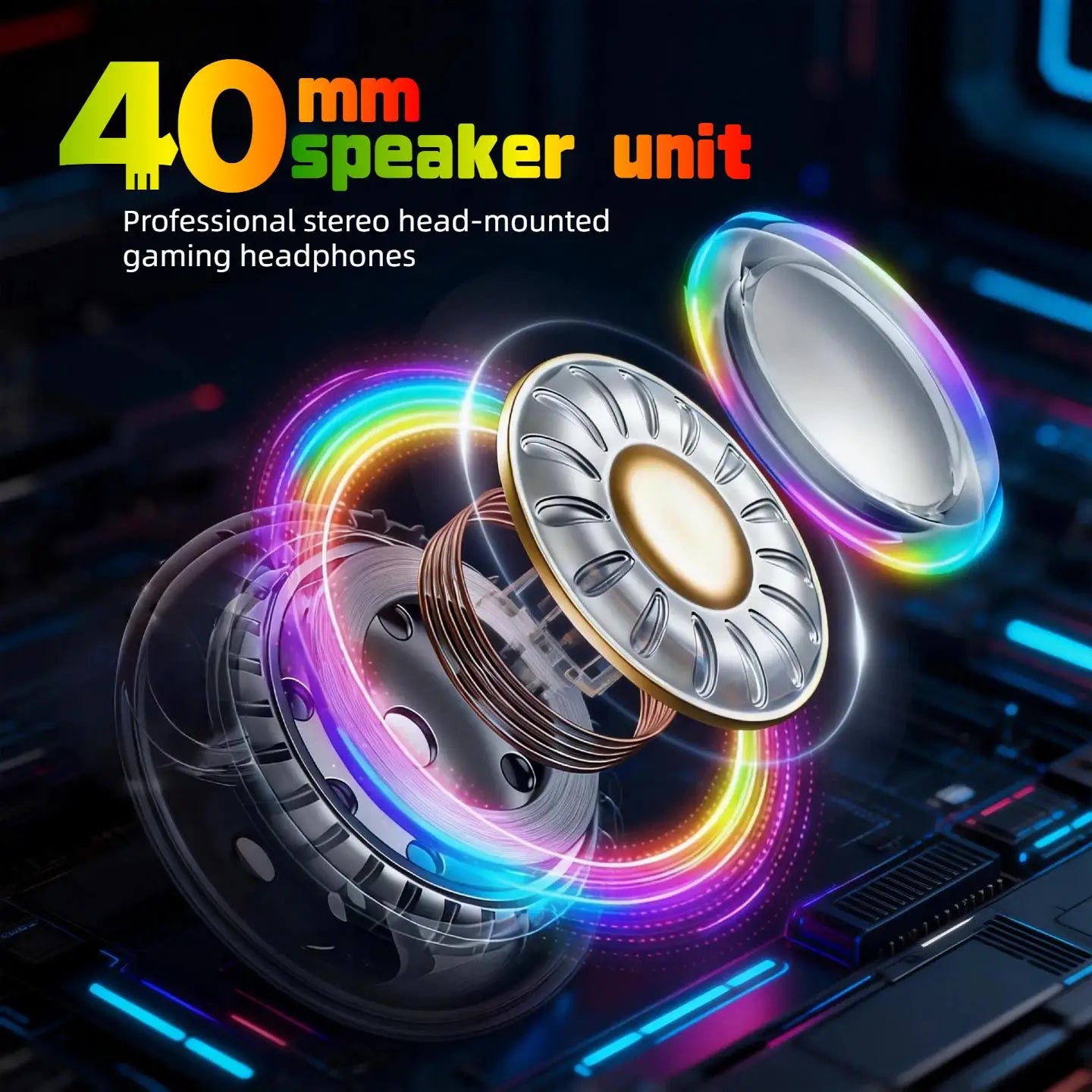 Premium Wired Gaming Headset With Immersive Surround Sound And Microphone
