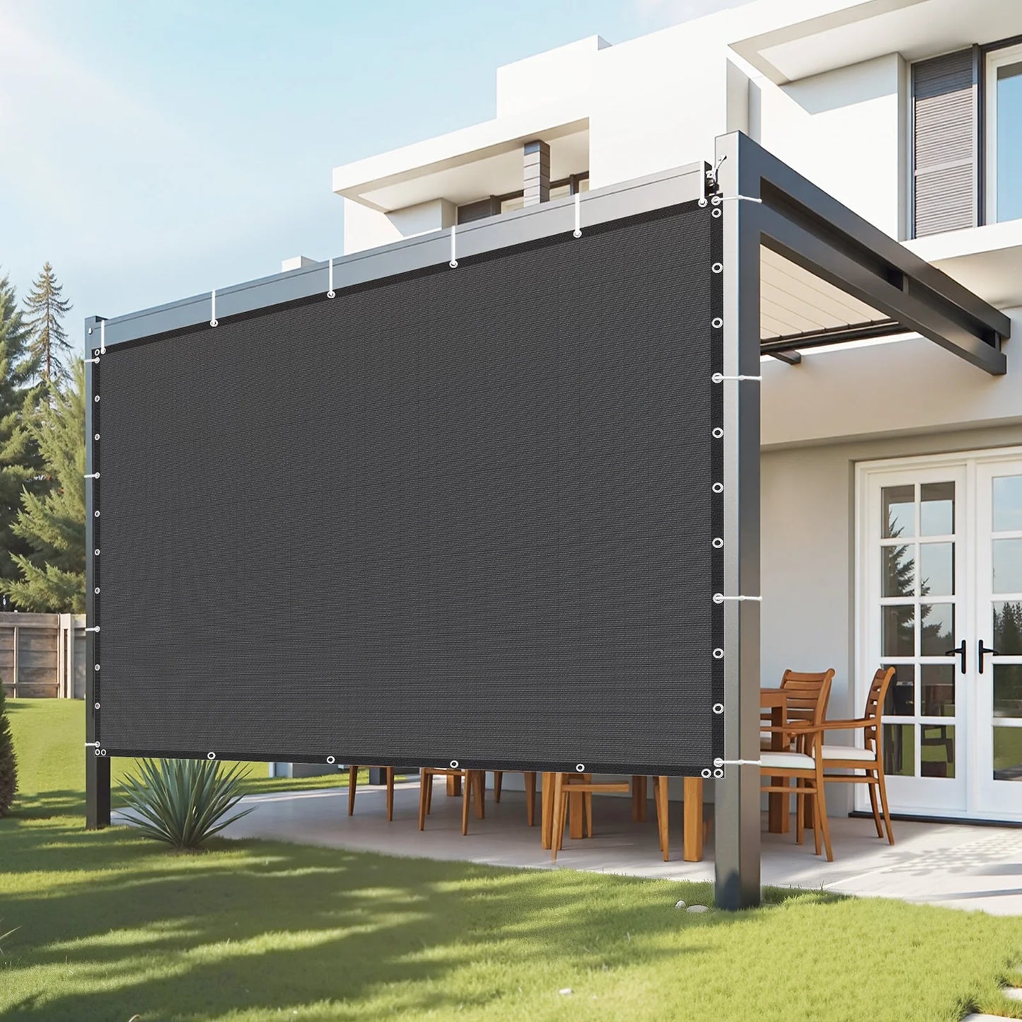 SucceBuy 90% Sun Shade Cloth Hdpe Canopy For Garden